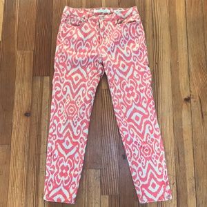 Jones New York Bleecker high rise ankle zip jeans